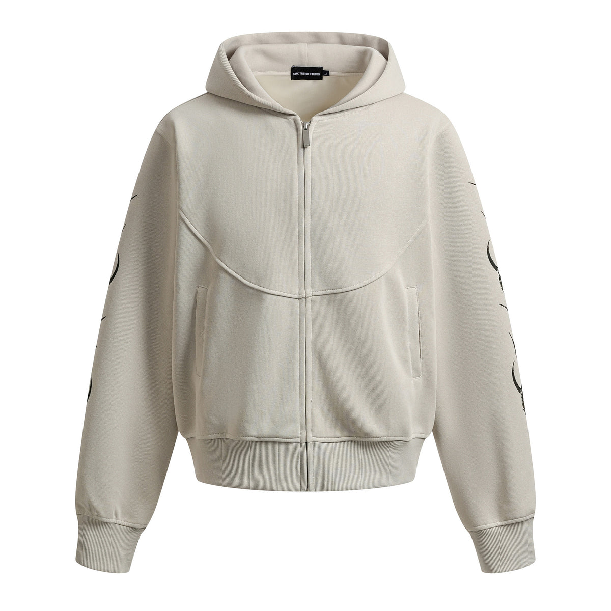 Zipper hoodie for men