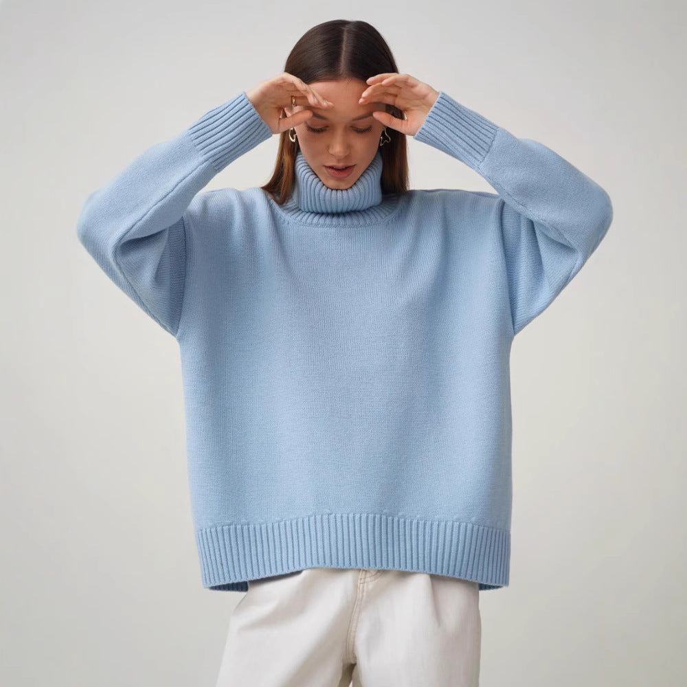 Jersey Cuello Alto Liso — Minimalismo que abriga | ATELIER NOVA