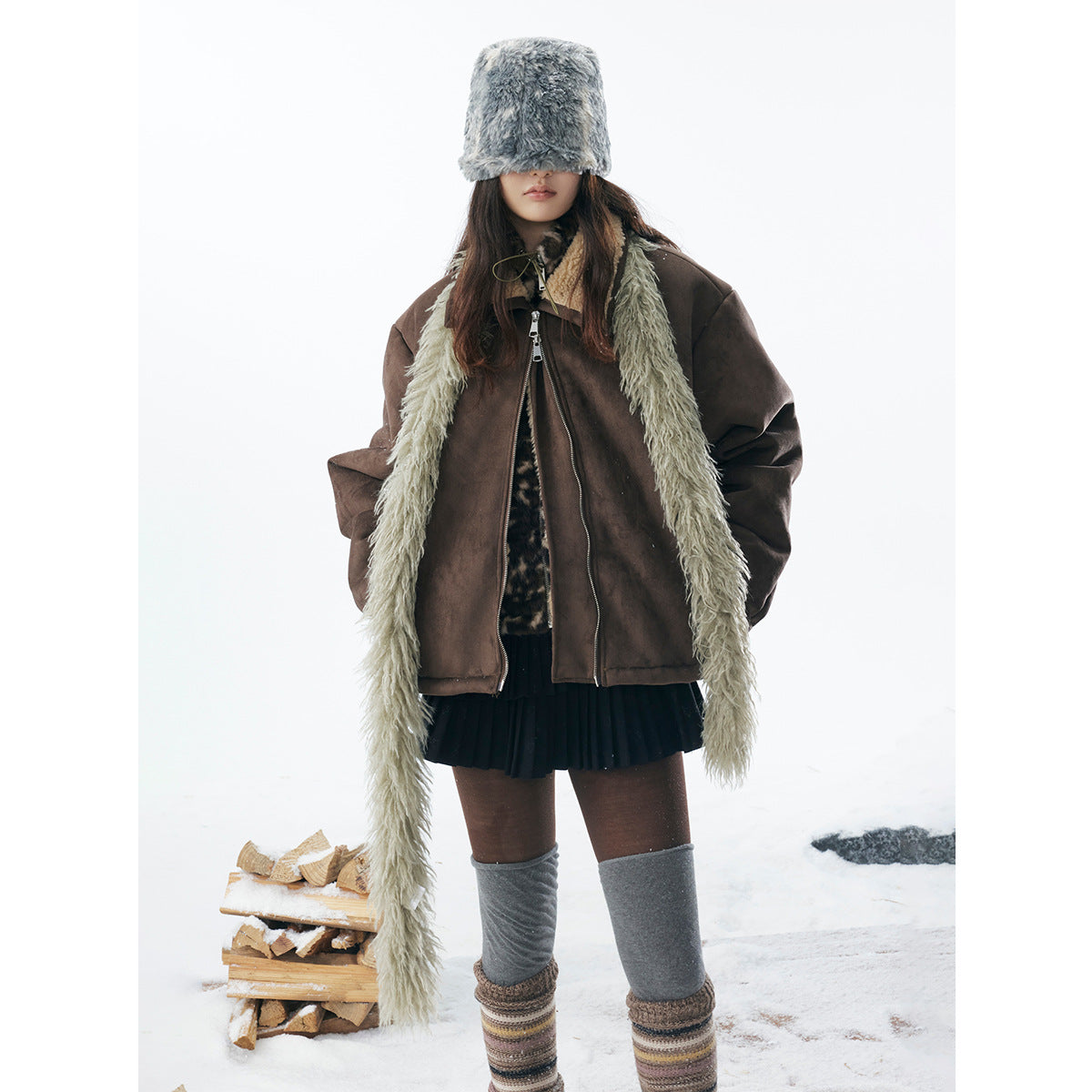 Fleece Lined Zip Coat — Calidez con intención | ATELIER NOVA