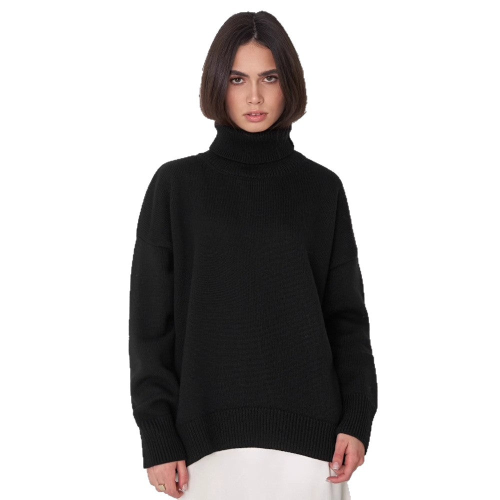 Jersey Cuello Alto Liso — Minimalismo que abriga | ATELIER NOVA