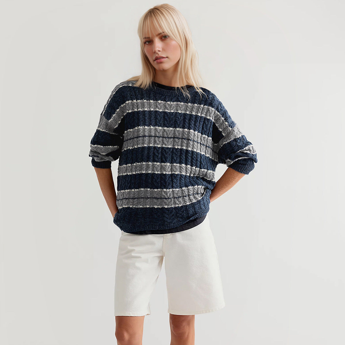 Striped Knit Sweater — Color que toma posición | ATELIER NOVA