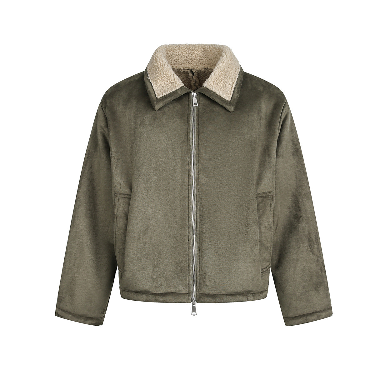 Fleece Lined Zip Coat — Calidez con intención | ATELIER NOVA