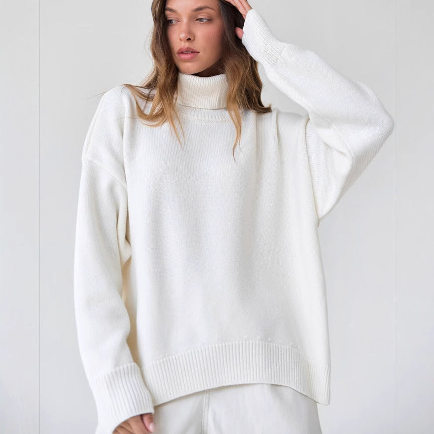 Jersey Cuello Alto Liso — Minimalismo que abriga | ATELIER NOVA
