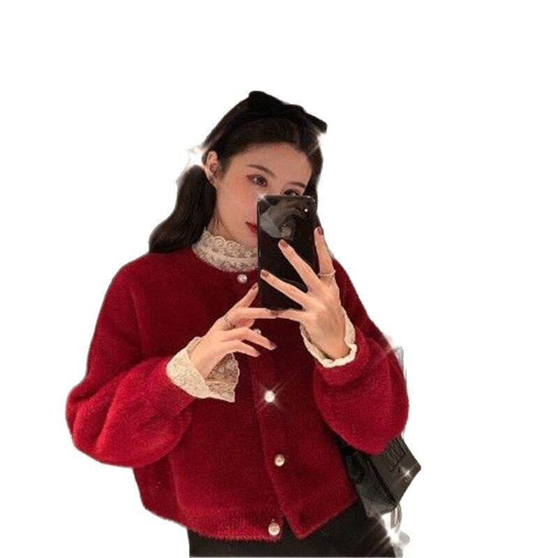 Cardigan de Punto Faux Mink — Suavidad de lujo, calidez real | ATELIER NOVA