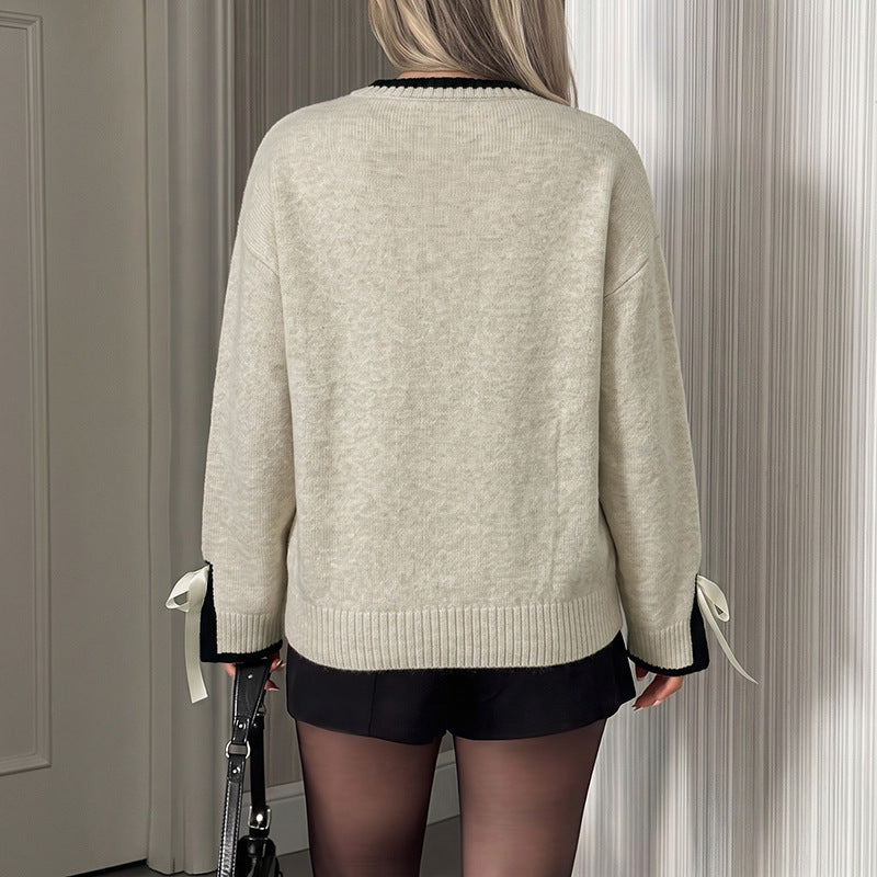Bow Cuff Knit Sweater — El detalle que enamora | ATELIER NOVA